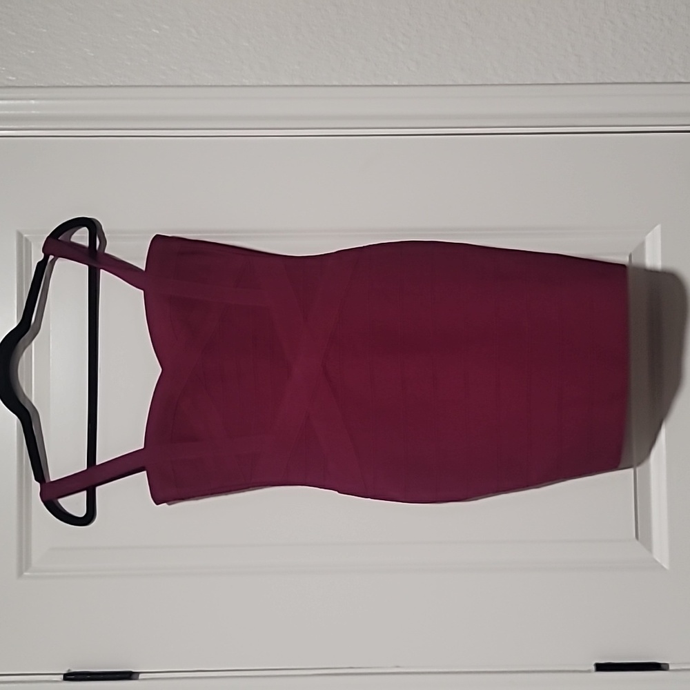 Plum Bandage Dress Medium